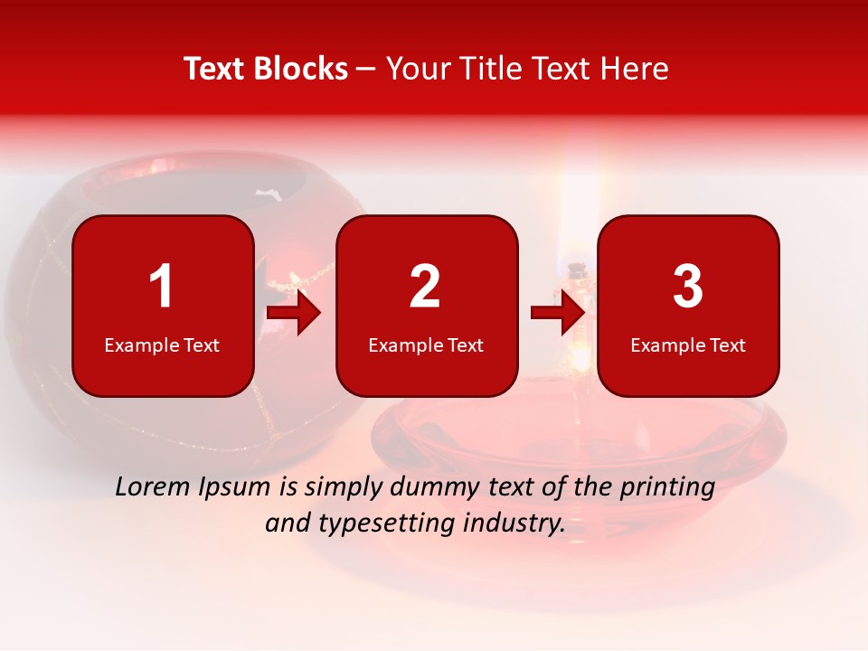 Candle Flame Light PowerPoint Template