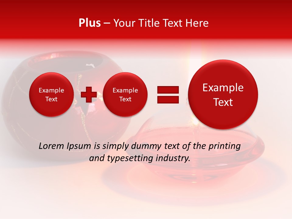 Candle Flame Light PowerPoint Template