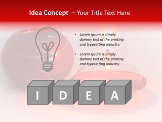 Candle Flame Light PowerPoint Template