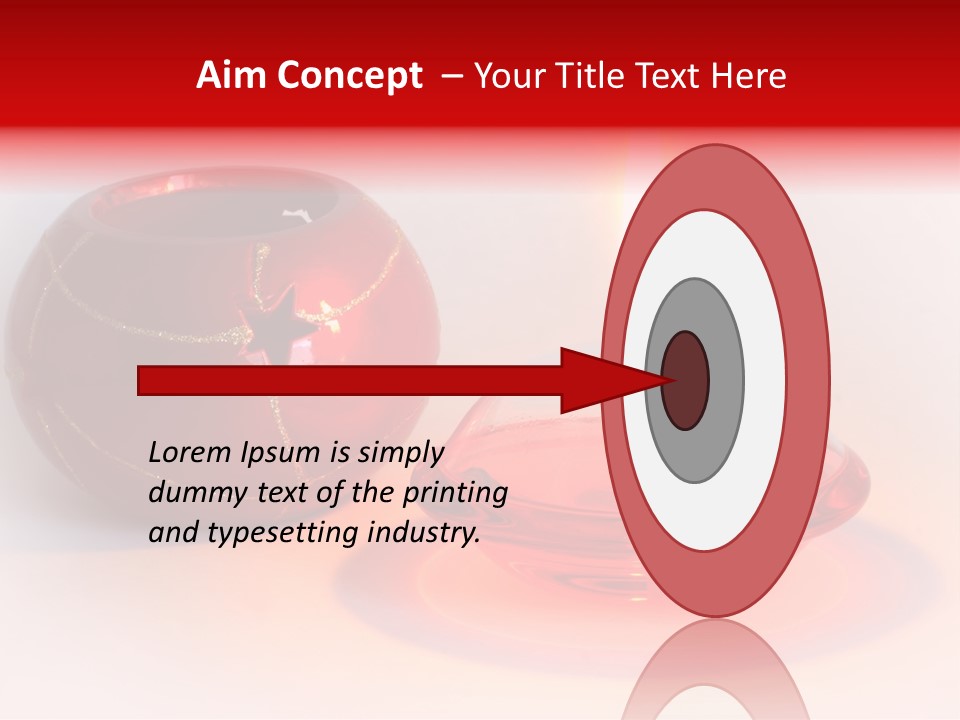 Candle Flame Light PowerPoint Template