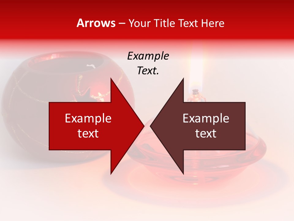 Candle Flame Light PowerPoint Template