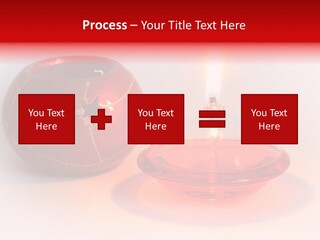Candle Flame Light PowerPoint Template