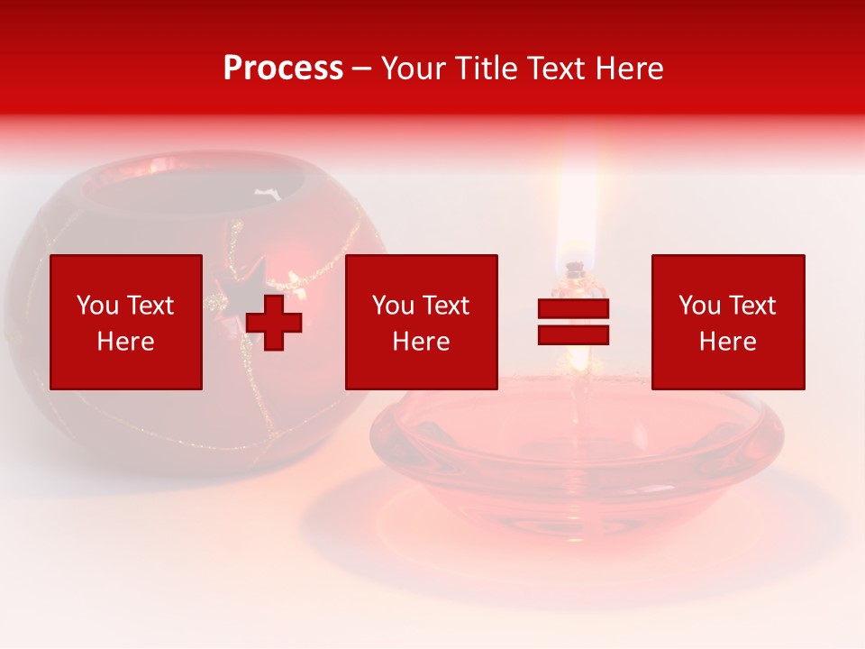 Candle Flame Light PowerPoint Template