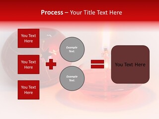 Candle Flame Light PowerPoint Template