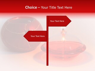 Candle Flame Light PowerPoint Template
