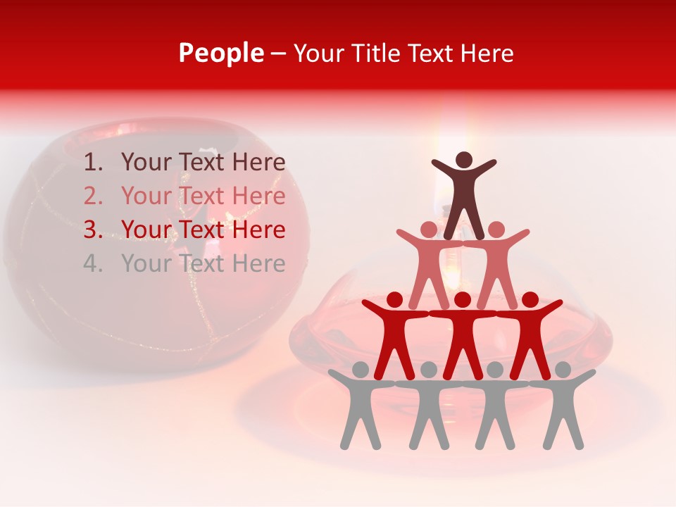 Candle Flame Light PowerPoint Template