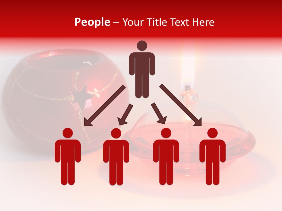 Candle Flame Light PowerPoint Template