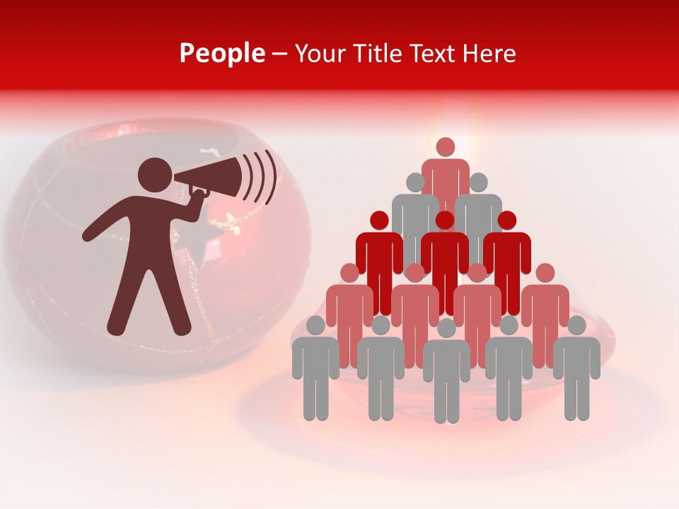 Candle Flame Light PowerPoint Template