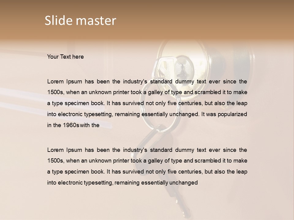 Safety Beginning Door PowerPoint Template