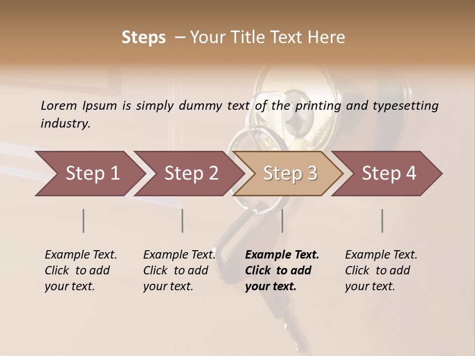 Safety Beginning Door PowerPoint Template