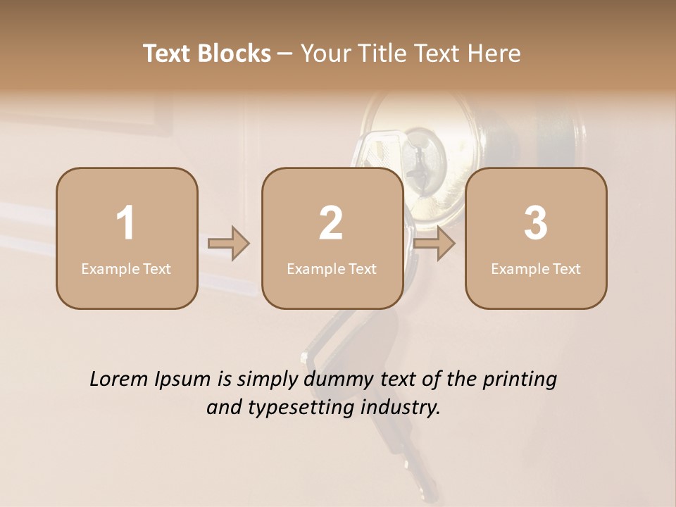 Safety Beginning Door PowerPoint Template