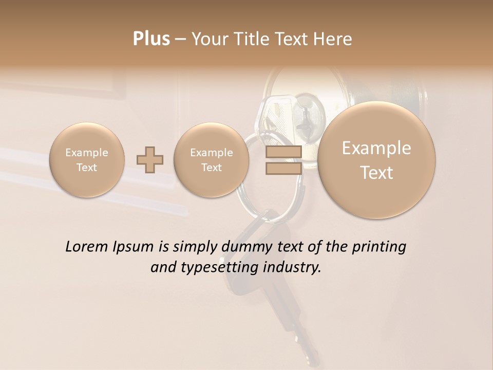 Safety Beginning Door PowerPoint Template