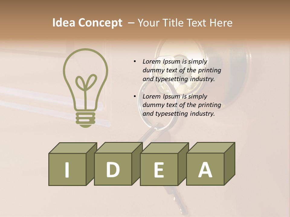 Safety Beginning Door PowerPoint Template