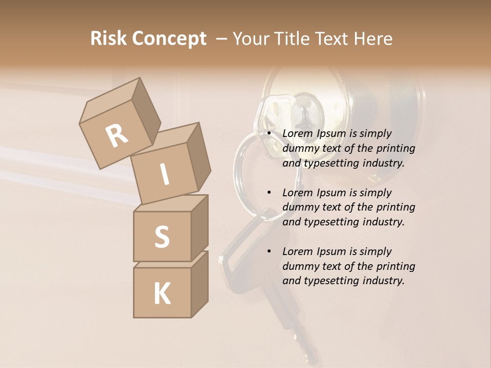 Safety Beginning Door PowerPoint Template