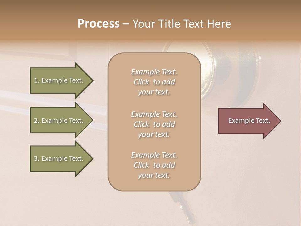 Safety Beginning Door PowerPoint Template