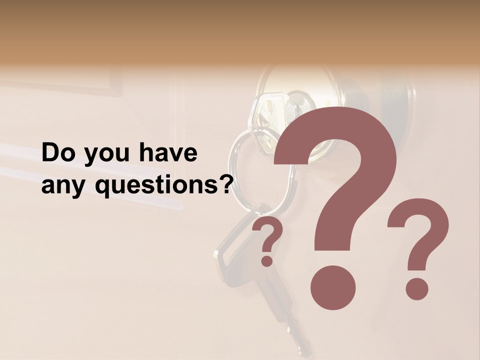 Safety Beginning Door PowerPoint Template