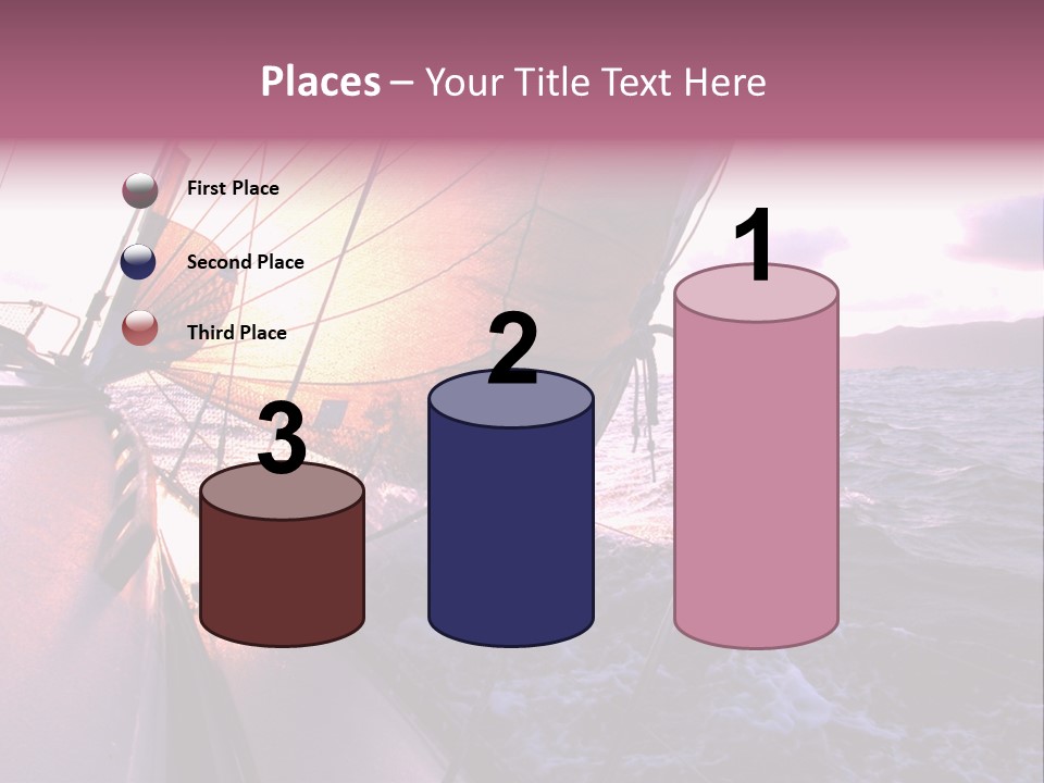 Vacations Landscape Transport PowerPoint Template