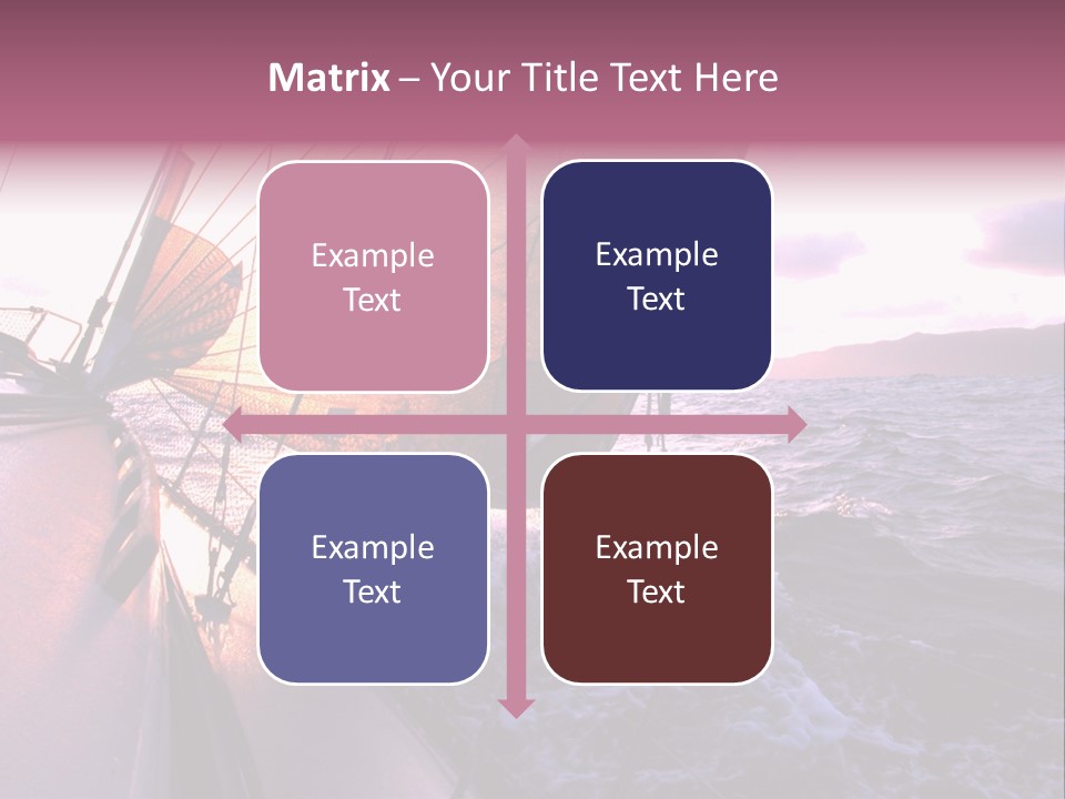 Vacations Landscape Transport PowerPoint Template