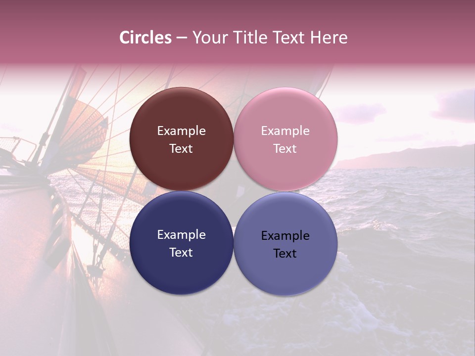 Vacations Landscape Transport PowerPoint Template