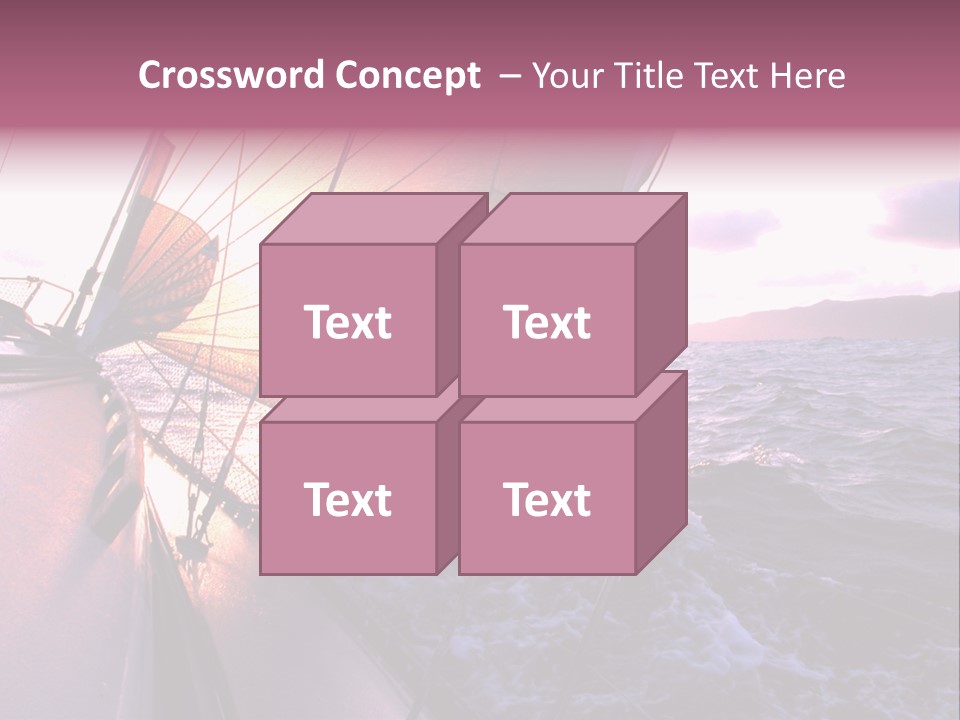 Vacations Landscape Transport PowerPoint Template