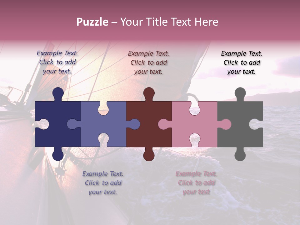 Vacations Landscape Transport PowerPoint Template