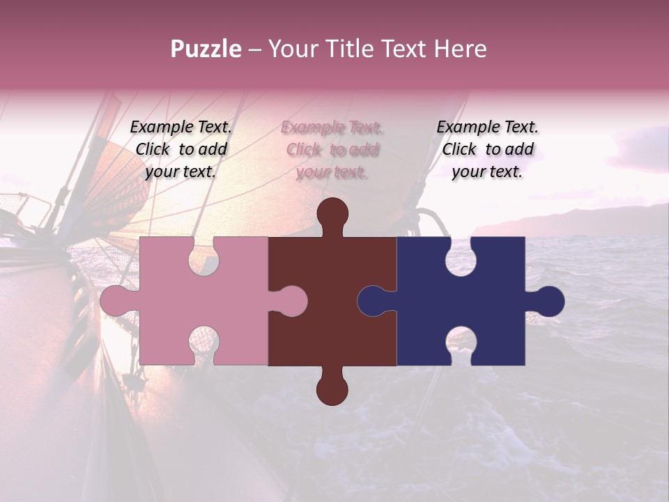 Vacations Landscape Transport PowerPoint Template