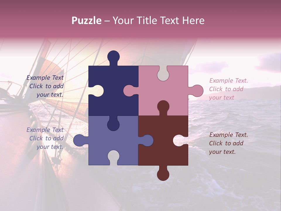 Vacations Landscape Transport PowerPoint Template