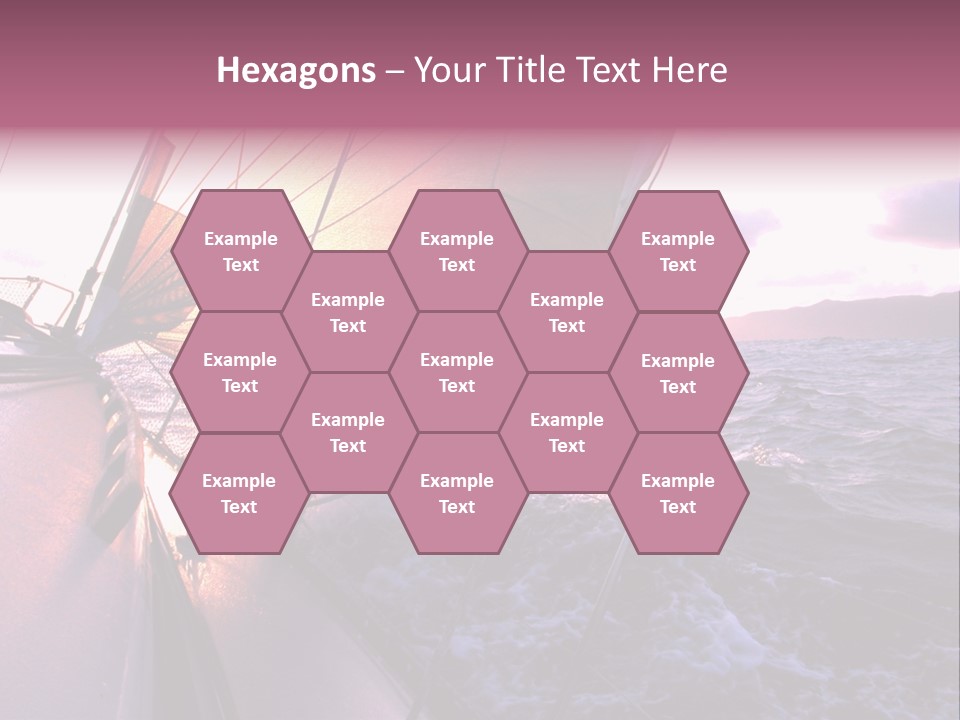 Vacations Landscape Transport PowerPoint Template