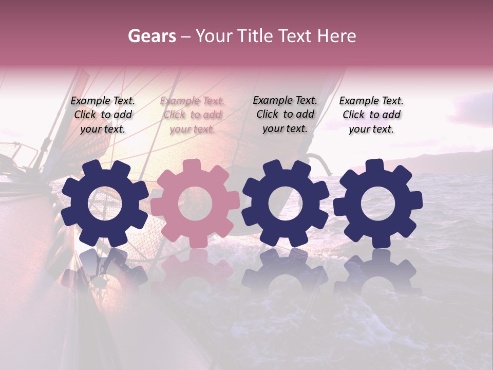 Vacations Landscape Transport PowerPoint Template