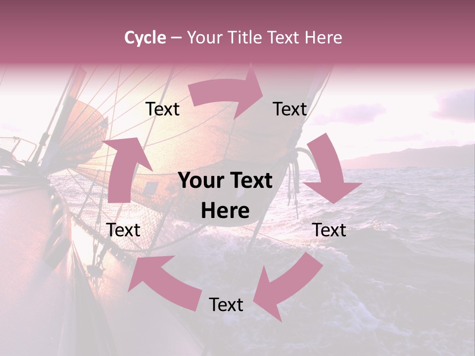 Vacations Landscape Transport PowerPoint Template
