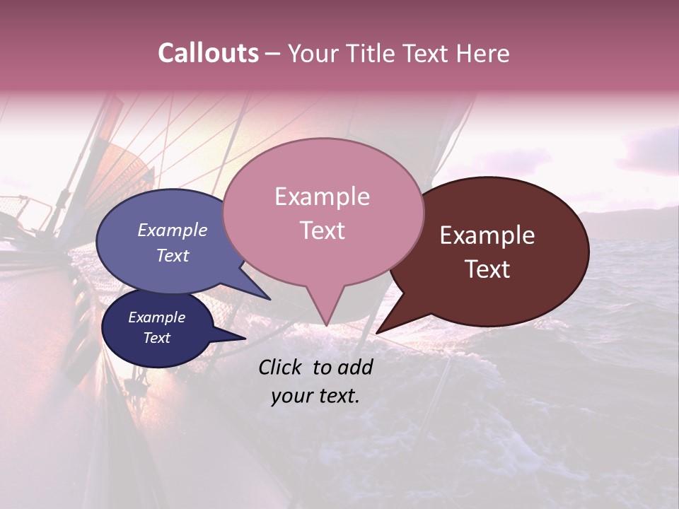 Vacations Landscape Transport PowerPoint Template