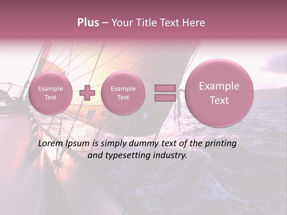 Vacations Landscape Transport PowerPoint Template
