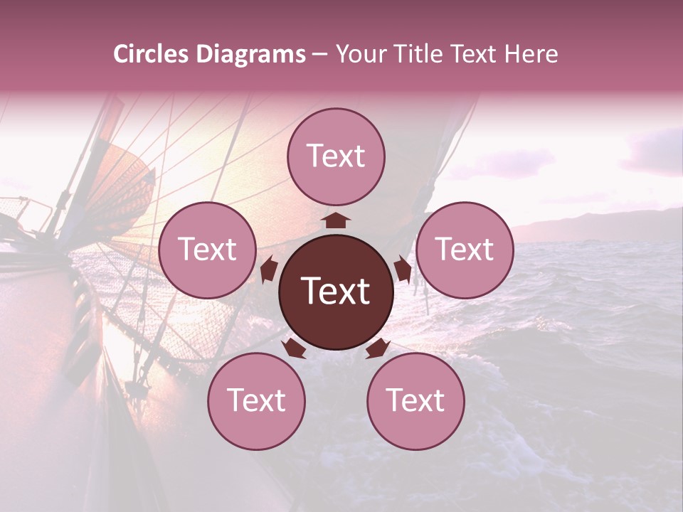 Vacations Landscape Transport PowerPoint Template