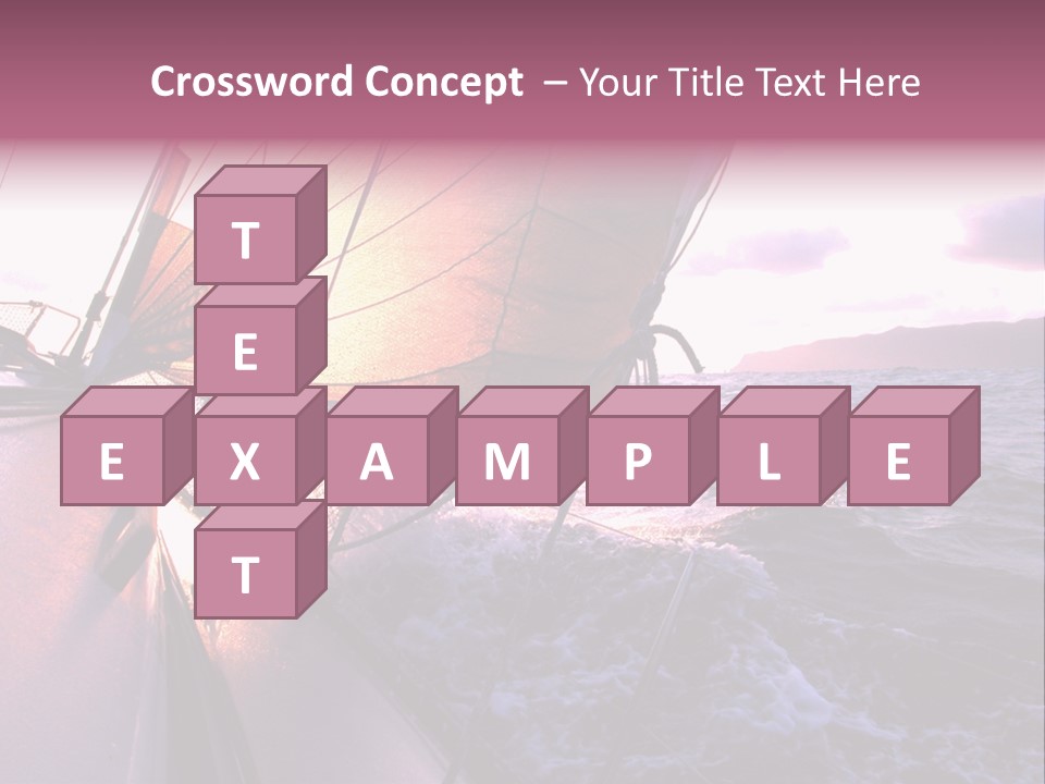 Vacations Landscape Transport PowerPoint Template