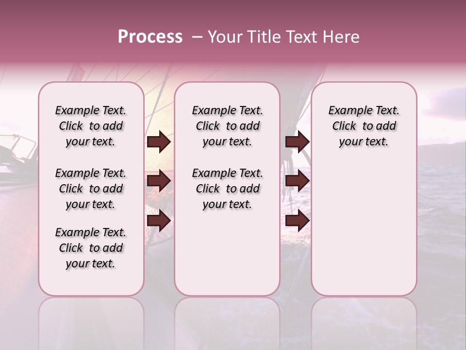 Vacations Landscape Transport PowerPoint Template