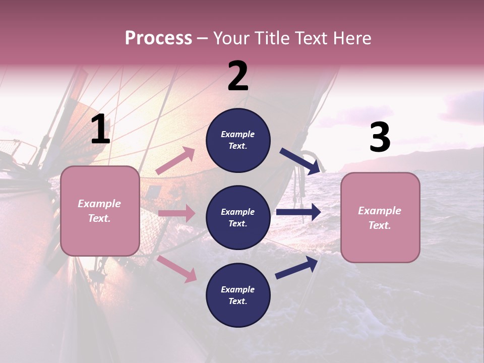 Vacations Landscape Transport PowerPoint Template