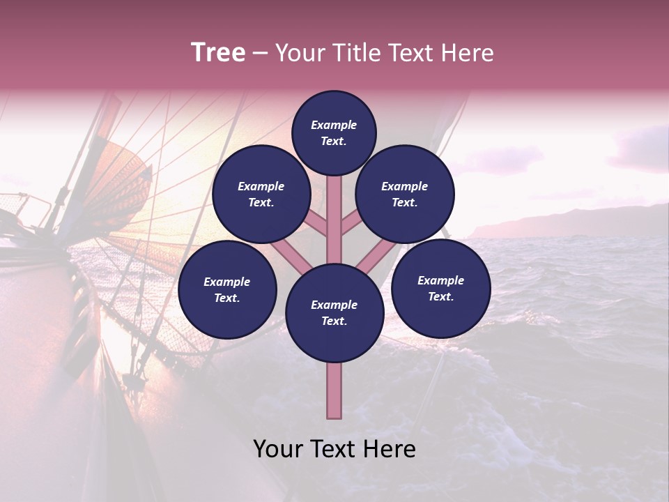 Vacations Landscape Transport PowerPoint Template