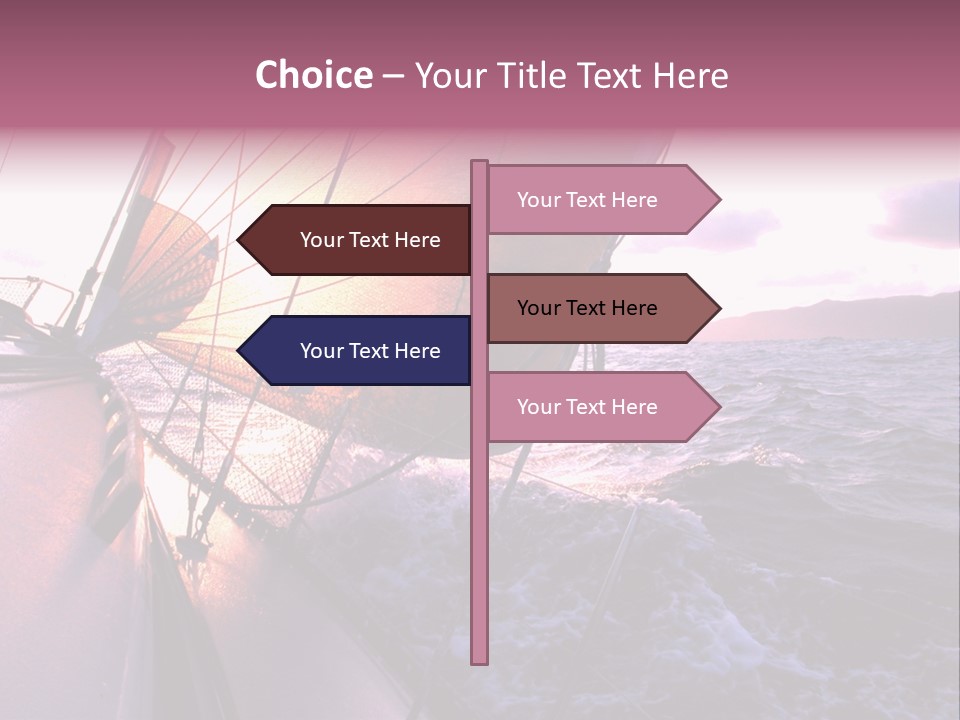 Vacations Landscape Transport PowerPoint Template