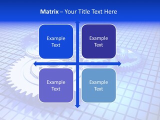 Rotary Business Golden PowerPoint Template