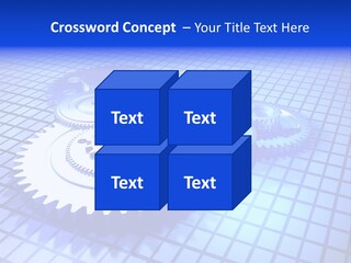 Rotary Business Golden PowerPoint Template