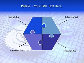 Rotary Business Golden PowerPoint Template