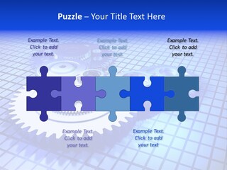 Rotary Business Golden PowerPoint Template