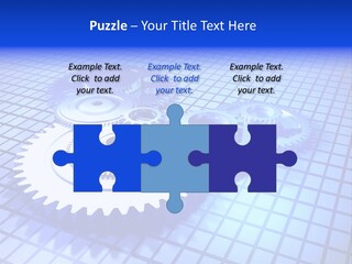 Rotary Business Golden PowerPoint Template