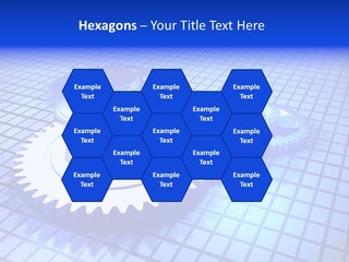 Rotary Business Golden PowerPoint Template