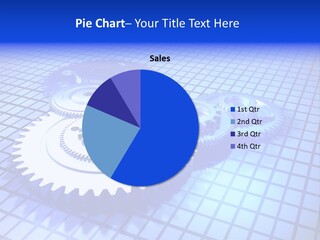 Rotary Business Golden PowerPoint Template