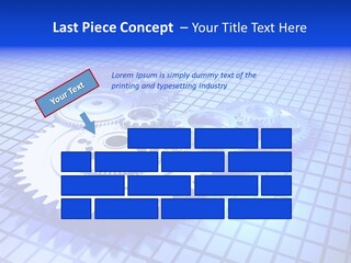 Rotary Business Golden PowerPoint Template