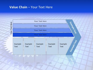 Rotary Business Golden PowerPoint Template