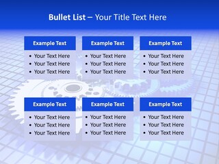 Rotary Business Golden PowerPoint Template