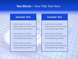 Rotary Business Golden PowerPoint Template