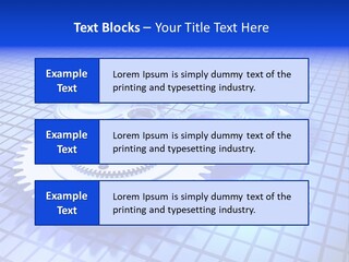Rotary Business Golden PowerPoint Template